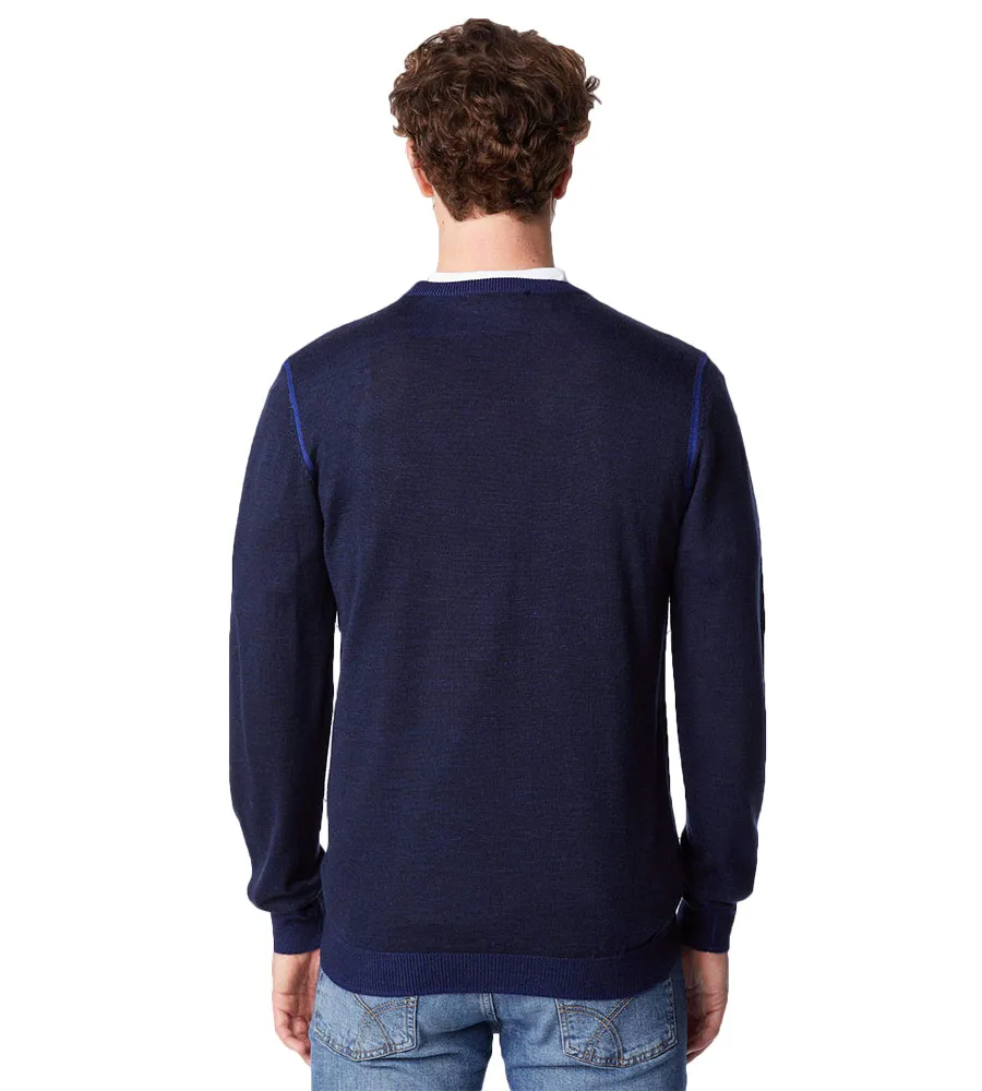 Maglia girocollo Uomo in misto lana Gas