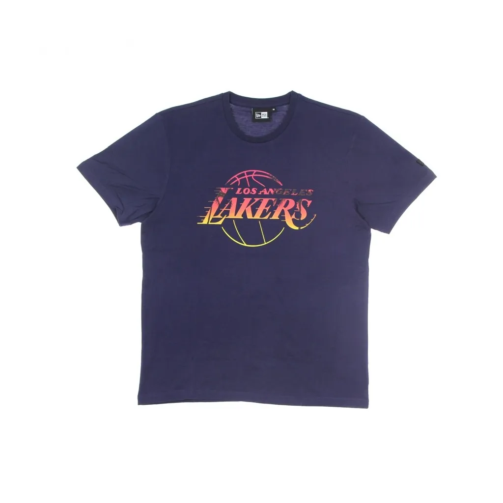 MAGLIETTA UOMO NBA COASTAL HEAT INFILL TEE LOSLAK LIGHT NAVY