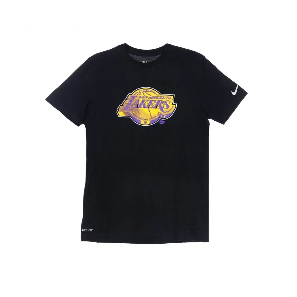 maglietta uomo nba dry tee essential chrome logo loslak BLACK