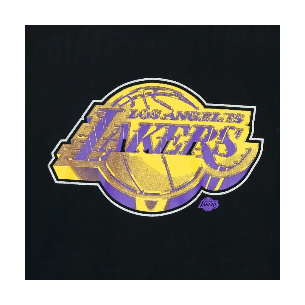 maglietta uomo nba dry tee essential chrome logo loslak BLACK