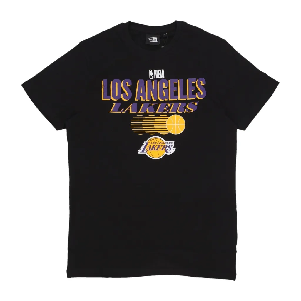 maglietta uomo nba team graphic tee loslak BLACK/TRUE PURPLE