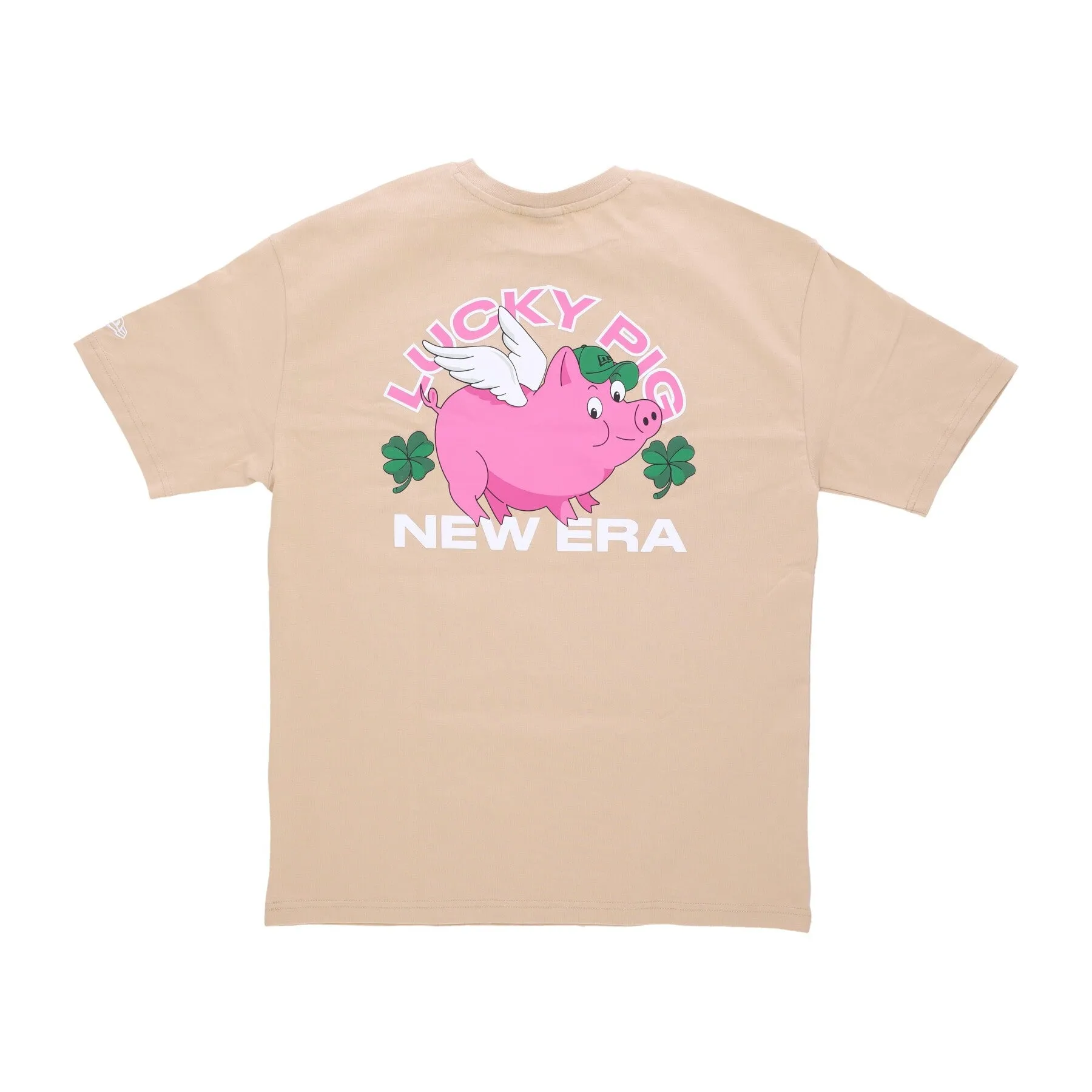 Maglietta Uomo Ne Character Graphic Os Tee Light Beige/white