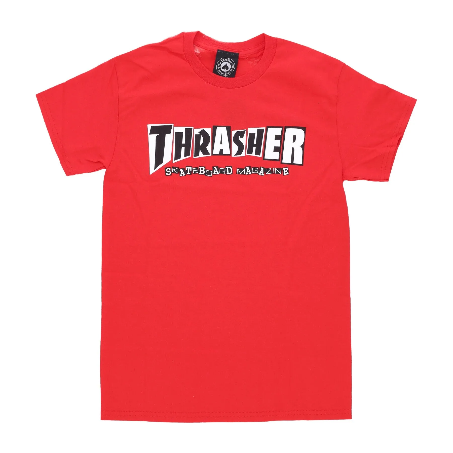 Maglietta Uomo Thrasher X Baker Tee Red