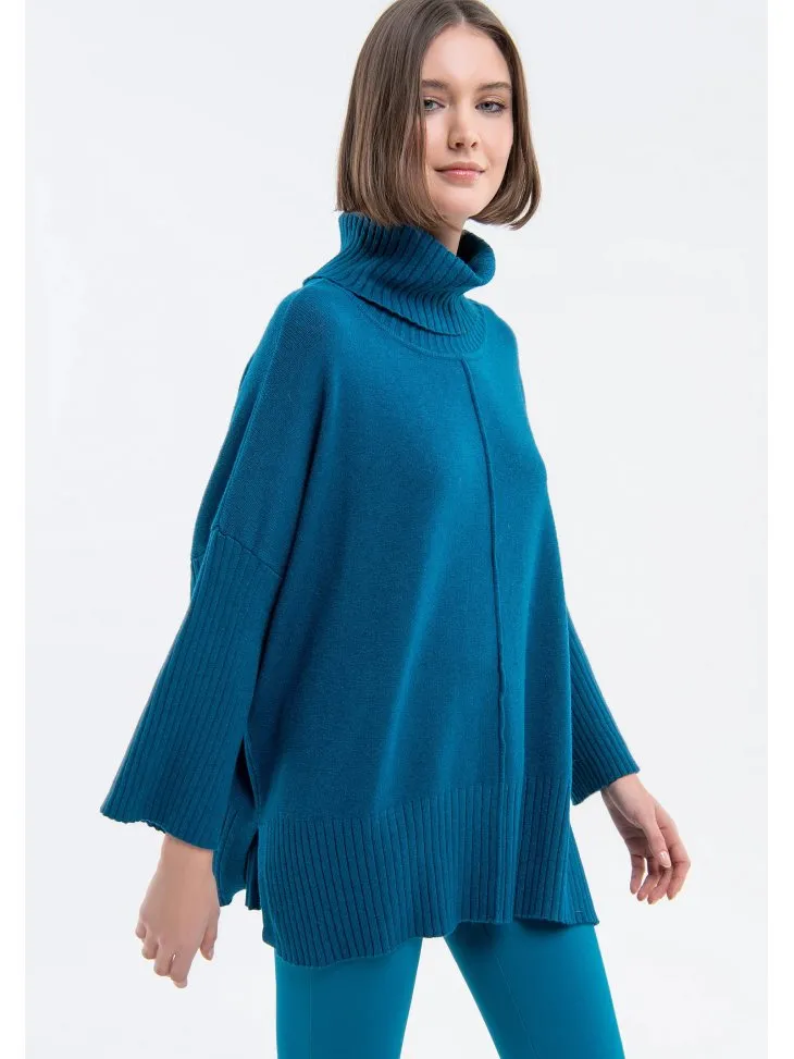 MAGLIONE A CAMPANA COLLO ALTO