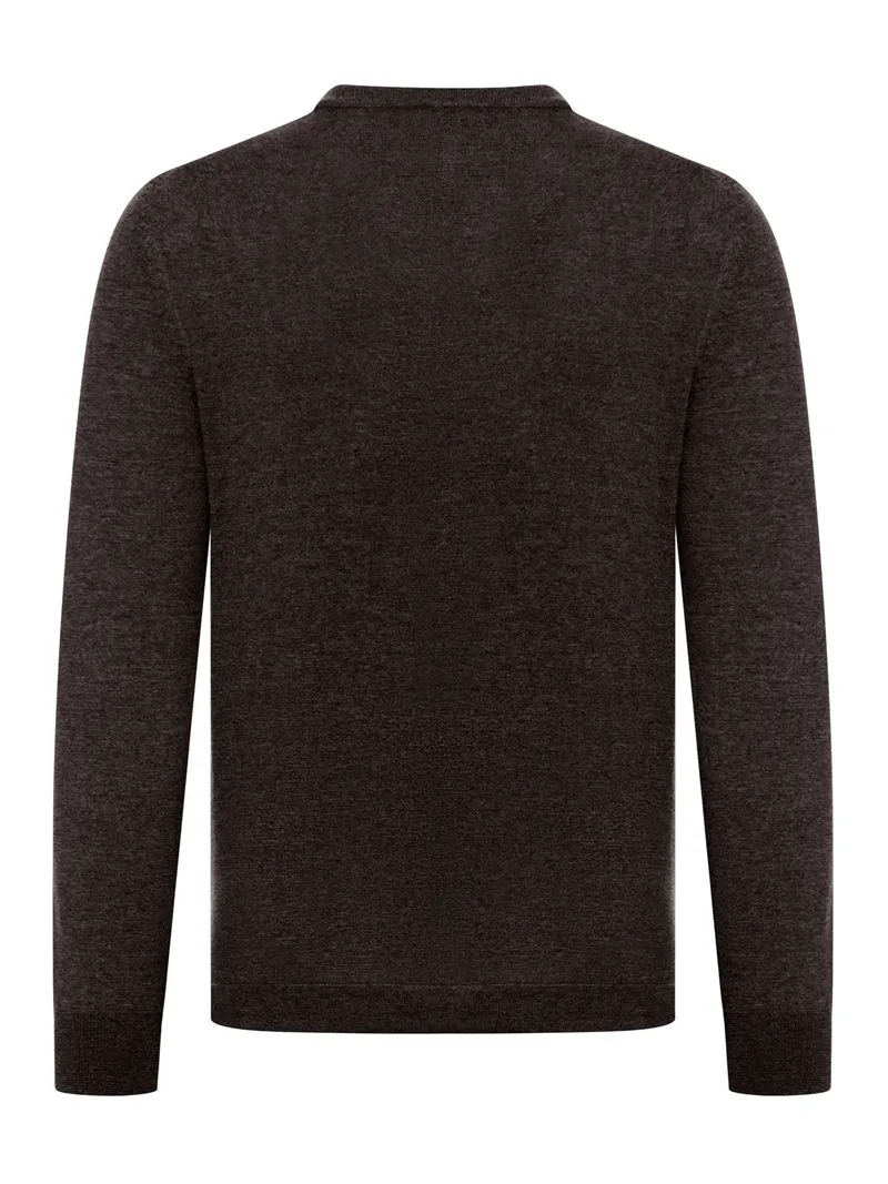 maglione girocollo in lana