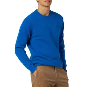 Maglione Heron Con Ricamo Blu
