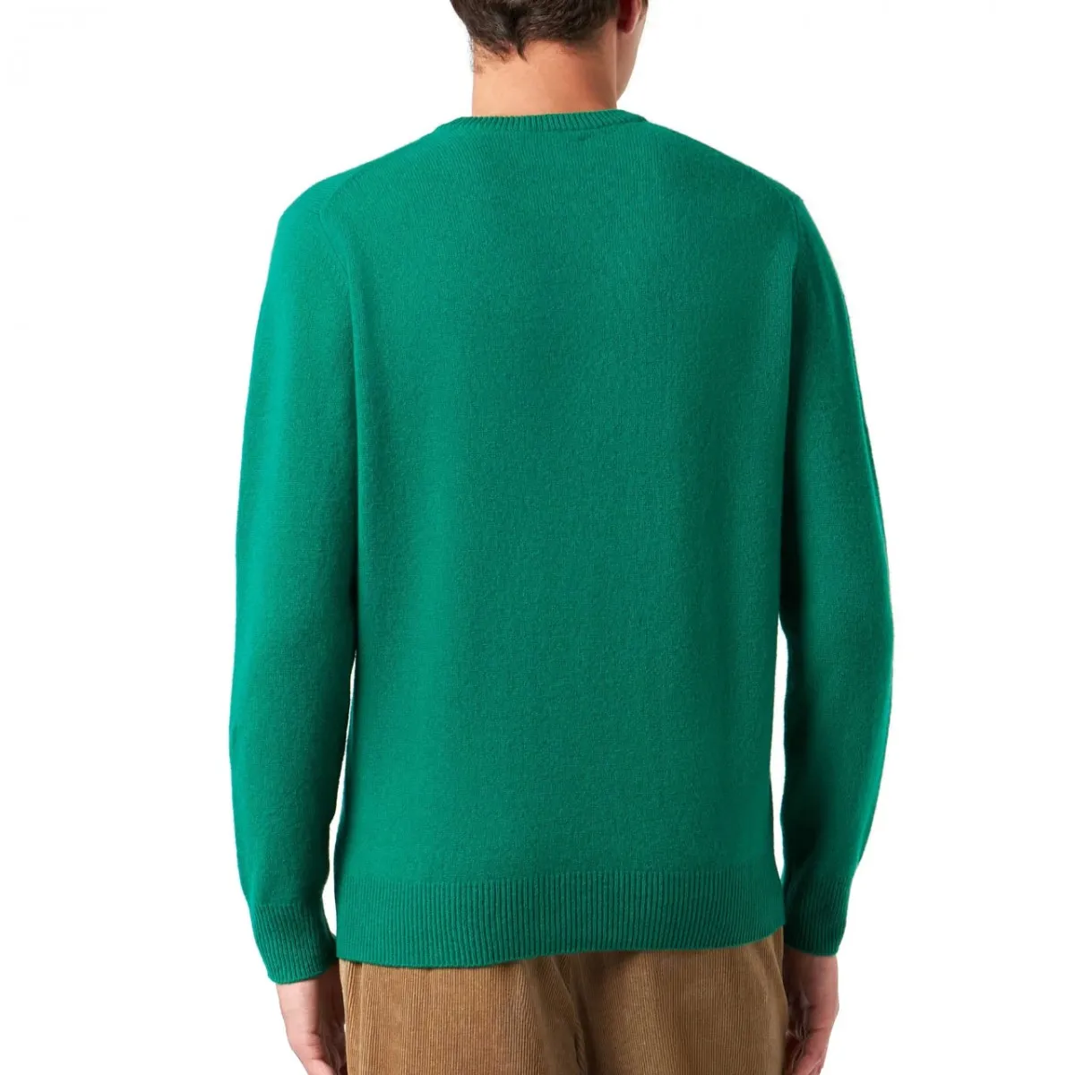 Maglione Heron Con Ricamo Verde