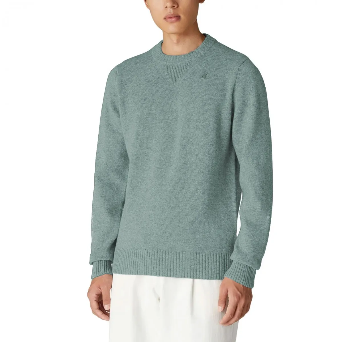 Maglione Sebastien Lambswool Green Acquamarina