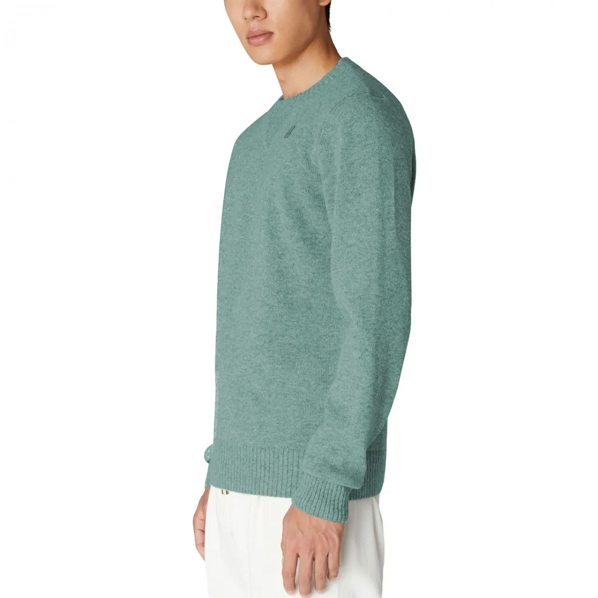 Maglione Sebastien Lambswool Green Acquamarina