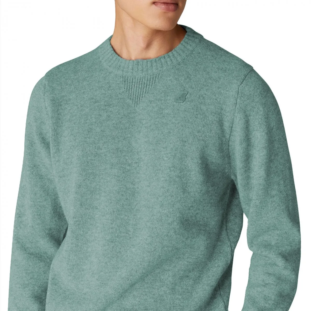 Maglione Sebastien Lambswool Green Acquamarina