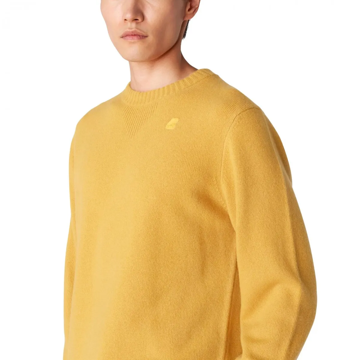 Maglione Sebastien Lambswool Yellow Mustard