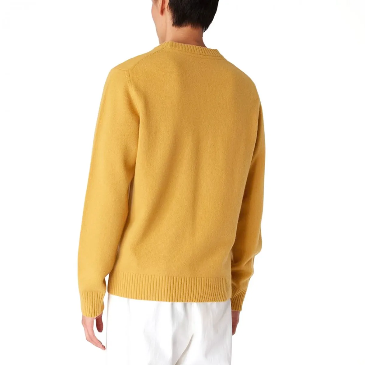 Maglione Sebastien Lambswool Yellow Mustard