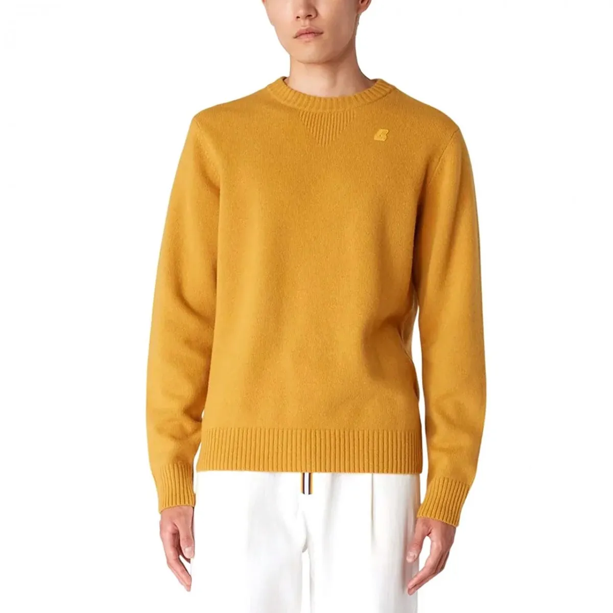 Maglione Sebastien Lambswool, Yellow Raspberry