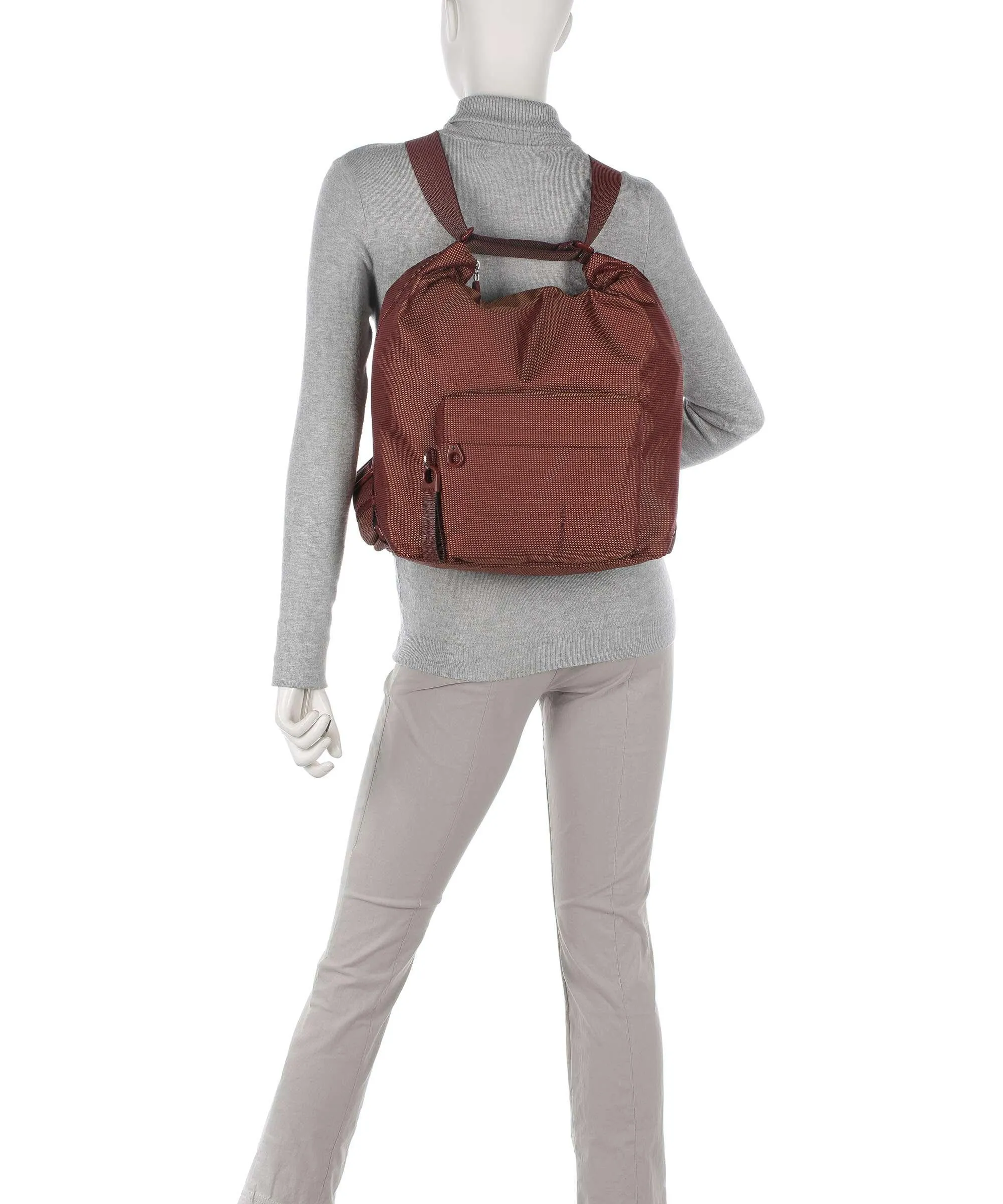  Mandarina Duck MD20 Borsa hobo poliestere ambra  