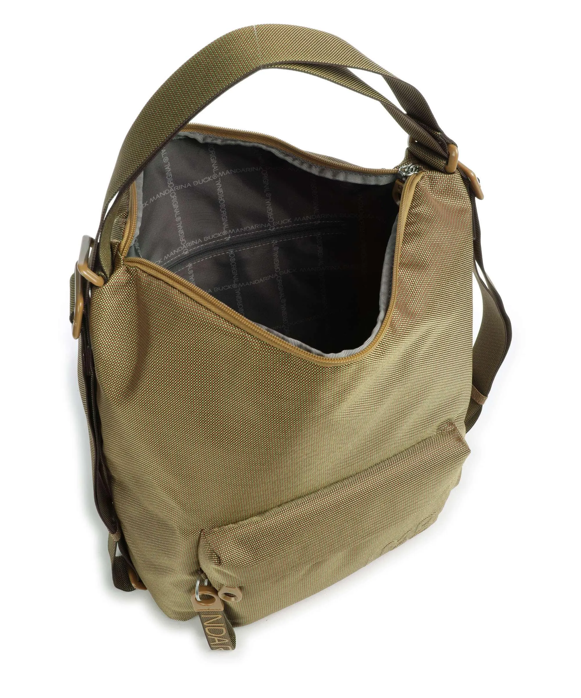  Mandarina Duck MD20 Borsa hobo poliestere verde-oliva  
