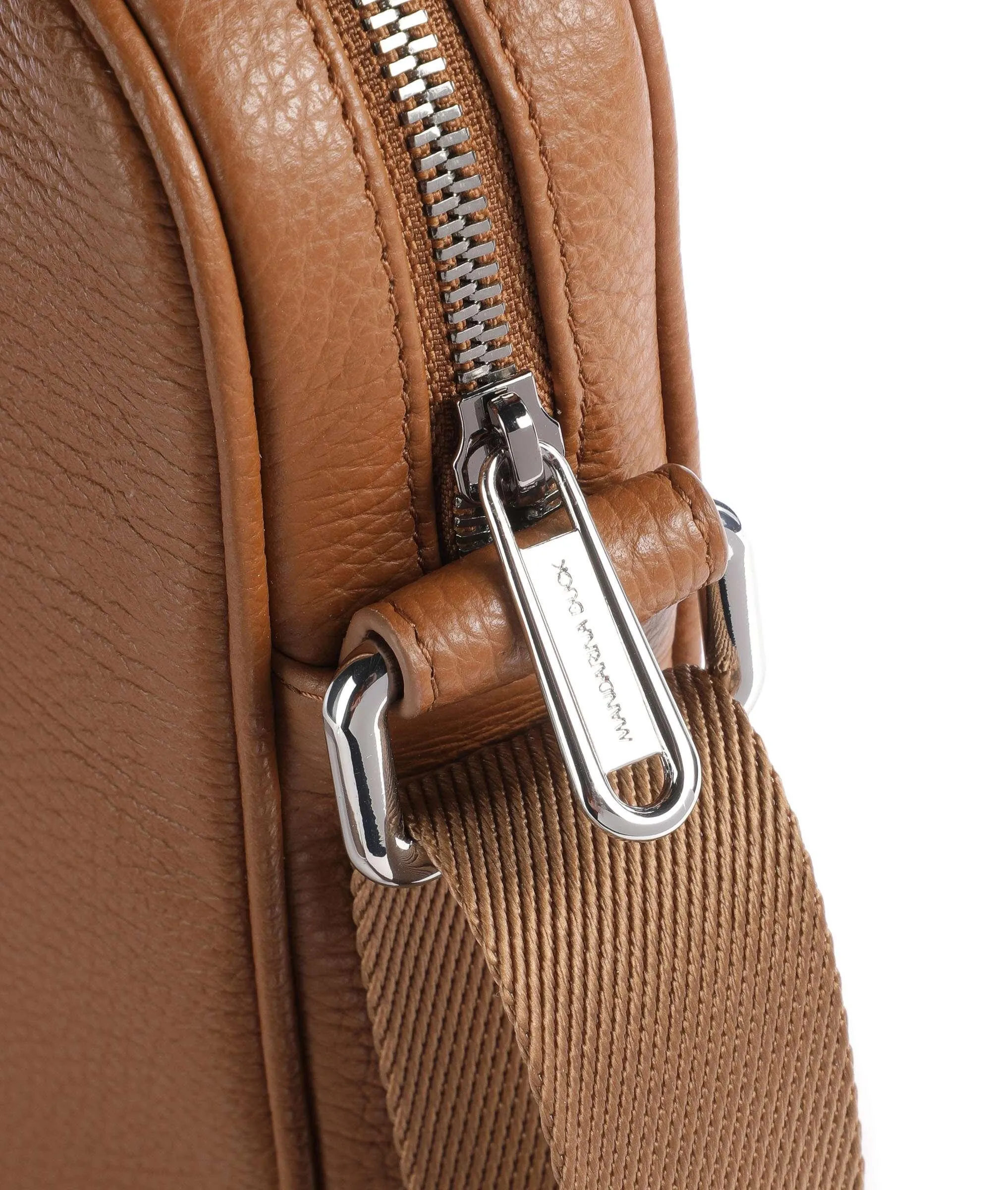  Mandarina Duck Mellow Urban Borsa a tracolla pelle di vitello grana marrone  