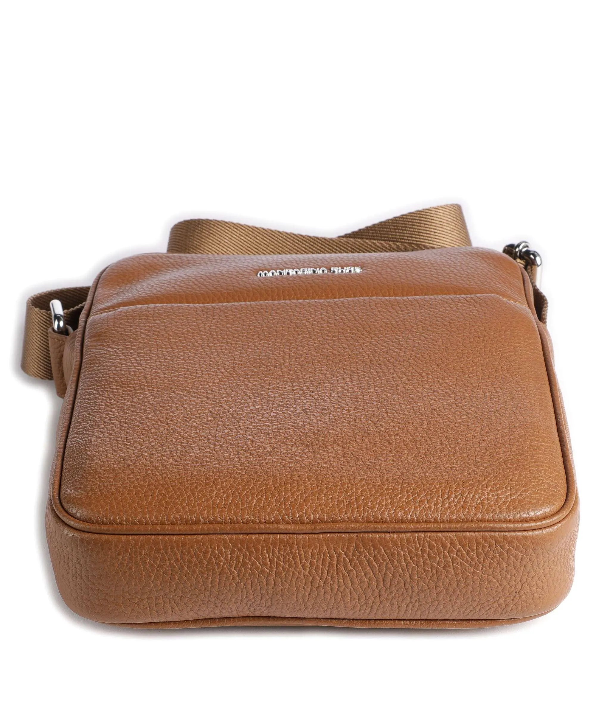  Mandarina Duck Mellow Urban Borsa a tracolla pelle di vitello grana marrone  
