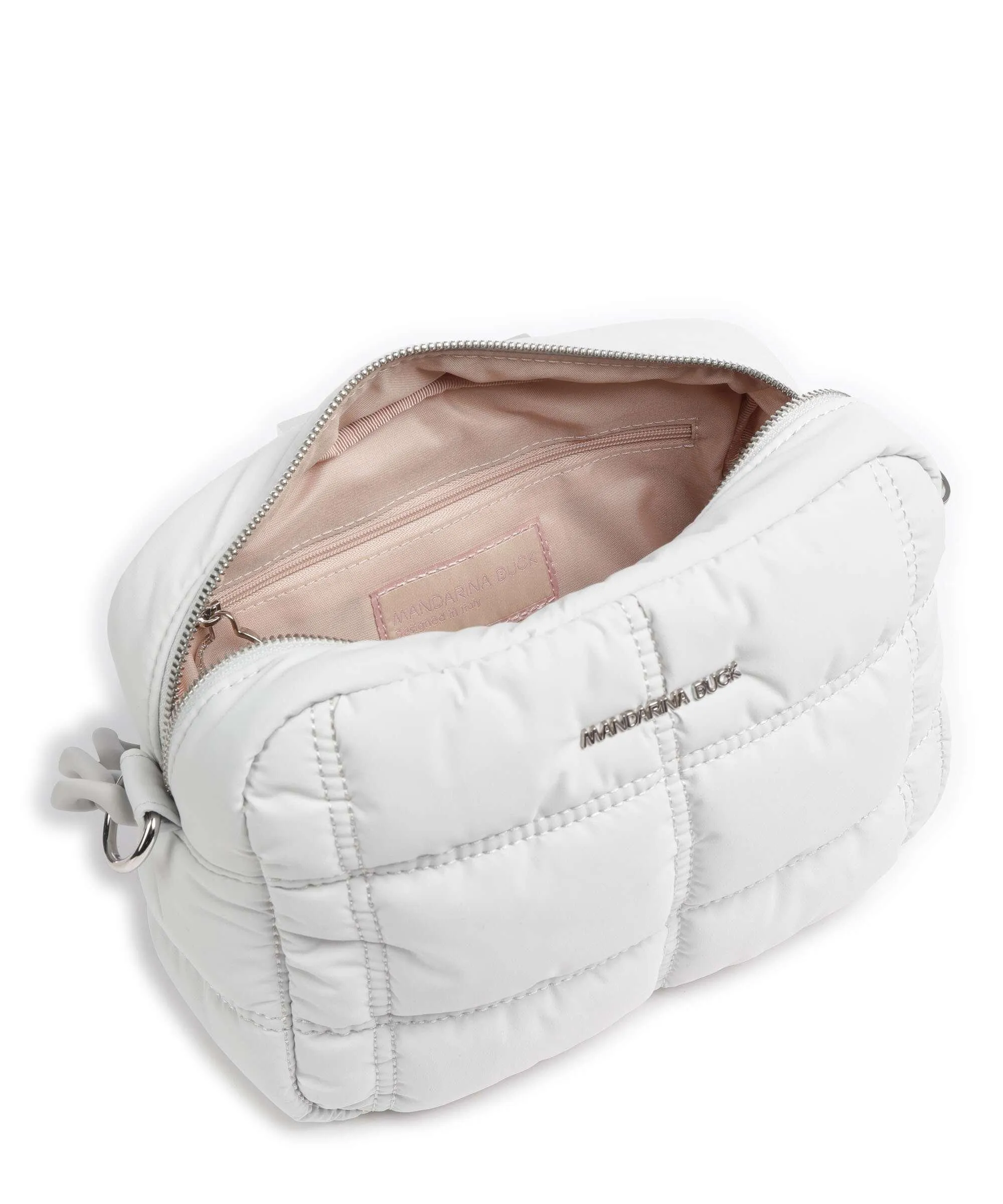  Mandarina Duck Pillow Dream Borsa a tracolla nylon grigio chiaro  