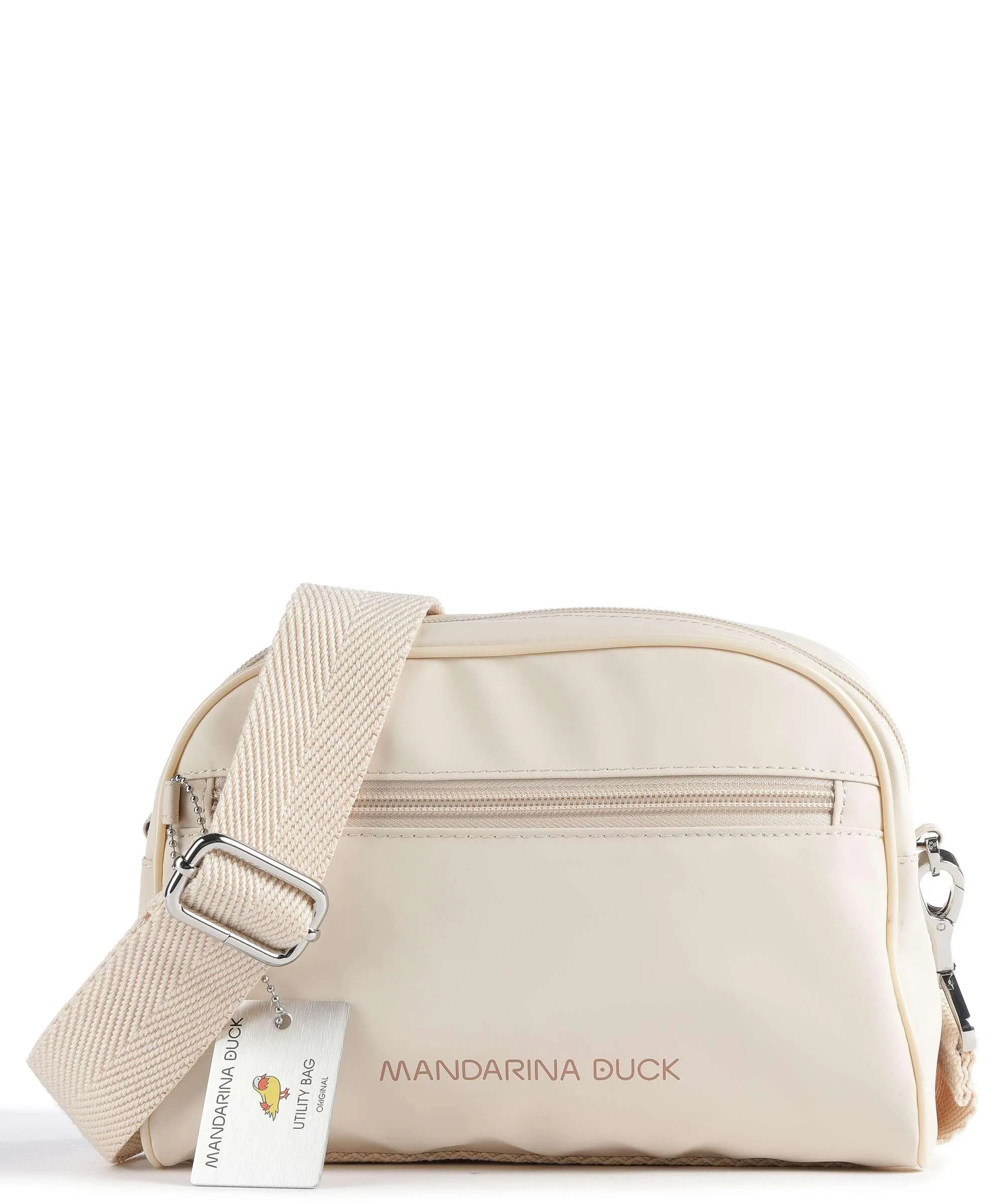  Mandarina Duck Utility Borsa a tracolla poliestere avorio  