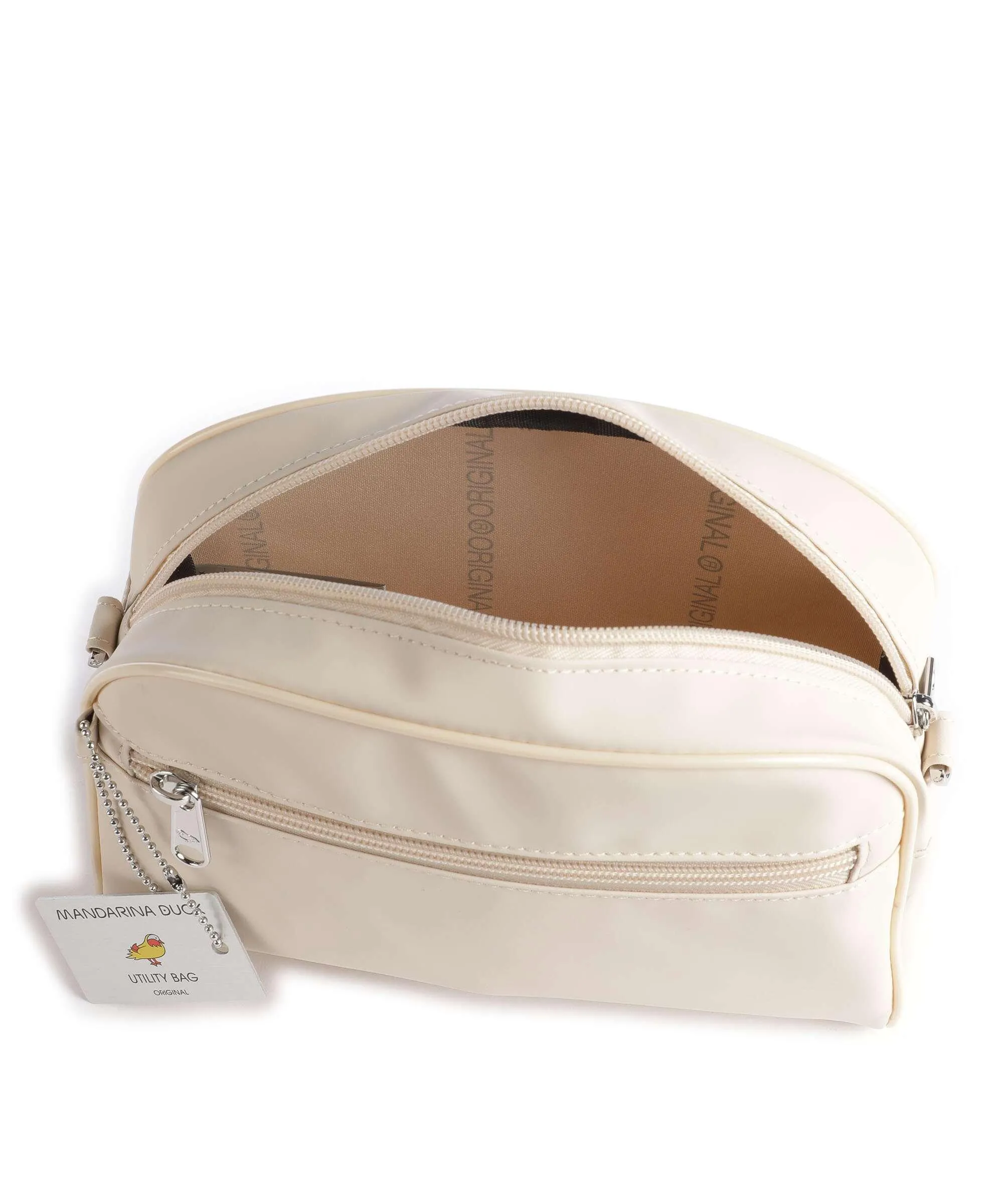  Mandarina Duck Utility Borsa a tracolla poliestere avorio  