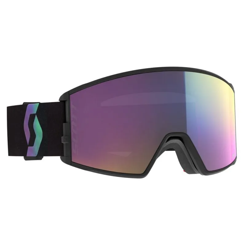 Maschera da sci Scott SCO Goggle React (nero verde aurora)