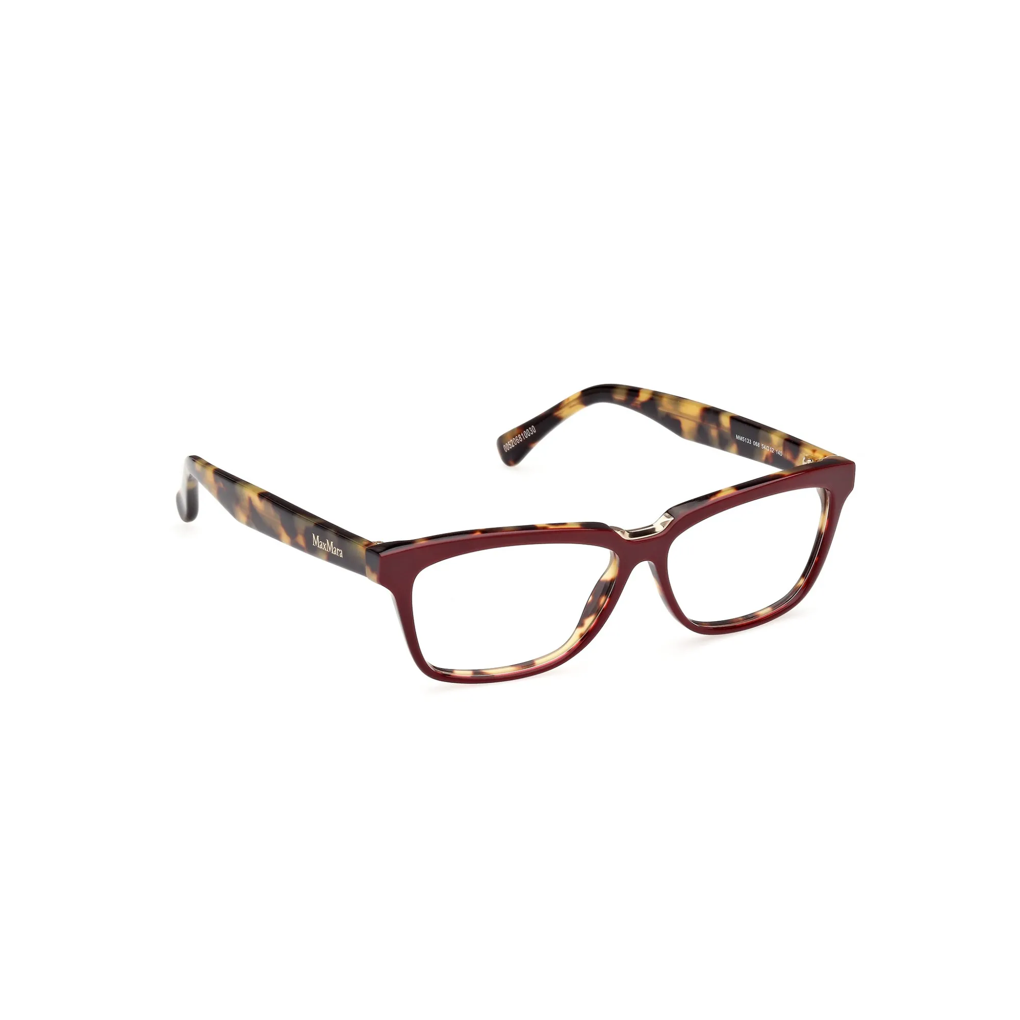   Max Mara MM 5133 - 068  Rosso/avana | Occhiale Da Vista Donna 