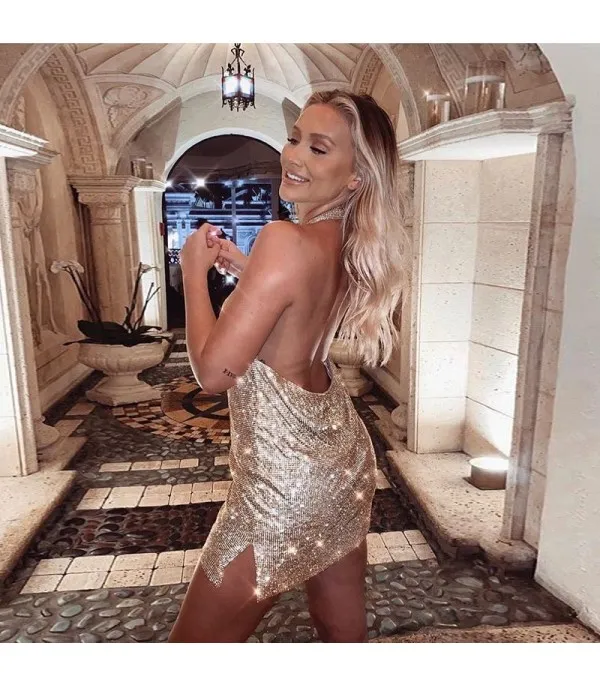 Minidress strass Henuar