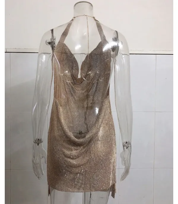 Minidress strass Henuar