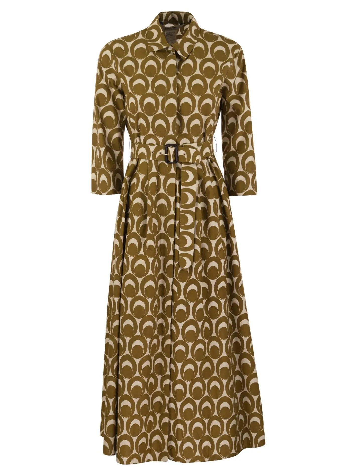 MINTEA – Printed poplin chemisier dress