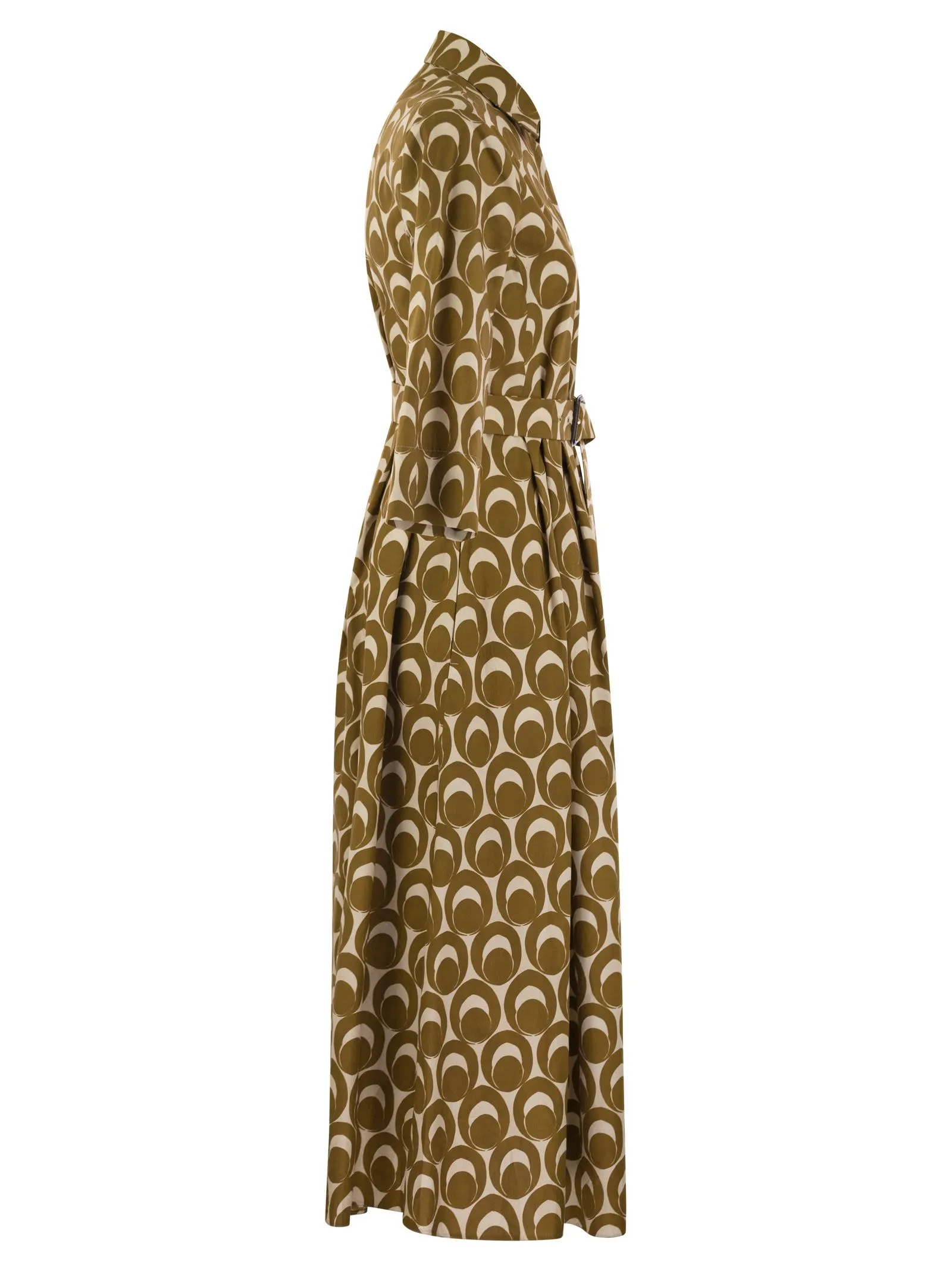 MINTEA – Printed poplin chemisier dress