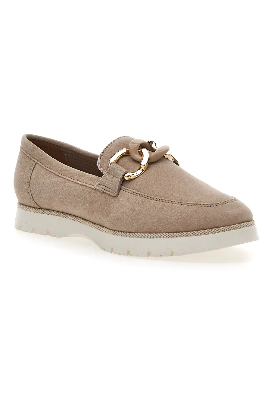 Mocassini Beige Vera Pelle Pittarello Active 2301