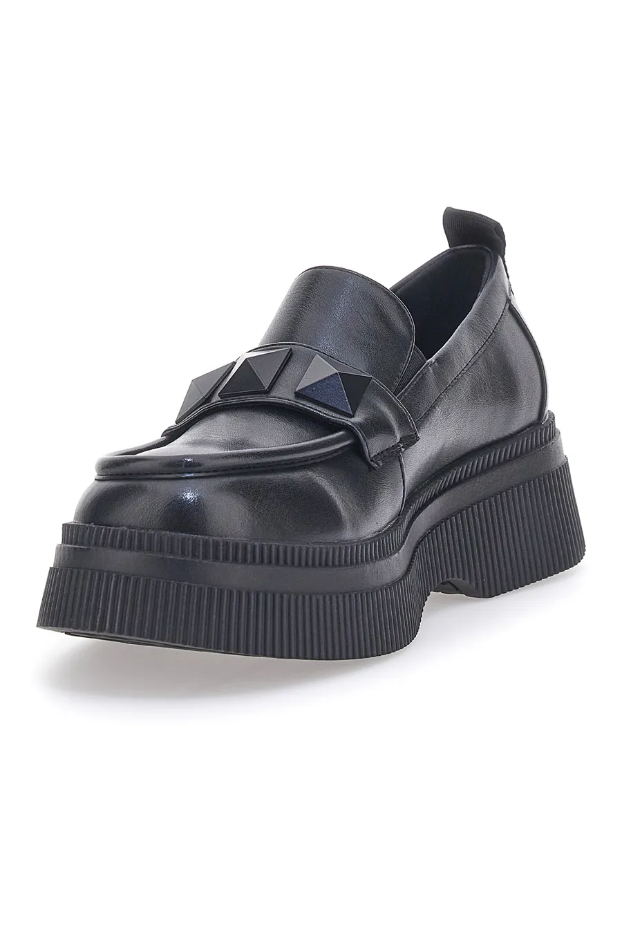 Mocassini Con Platform Sara Lopez 32203 Neri