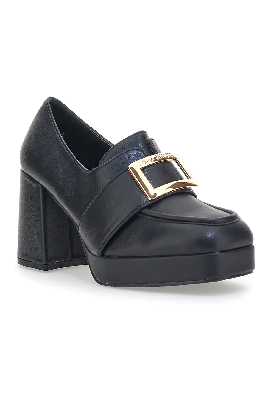 Mocassini con Tacco Laura Biagiotti 8228 Nero