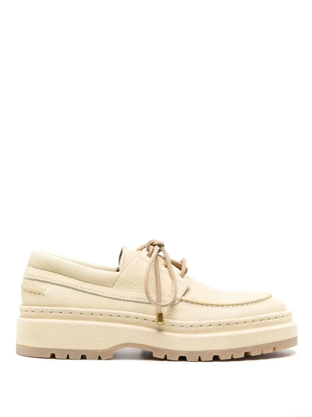 Mocassini les bateau pavane in beige - uomo