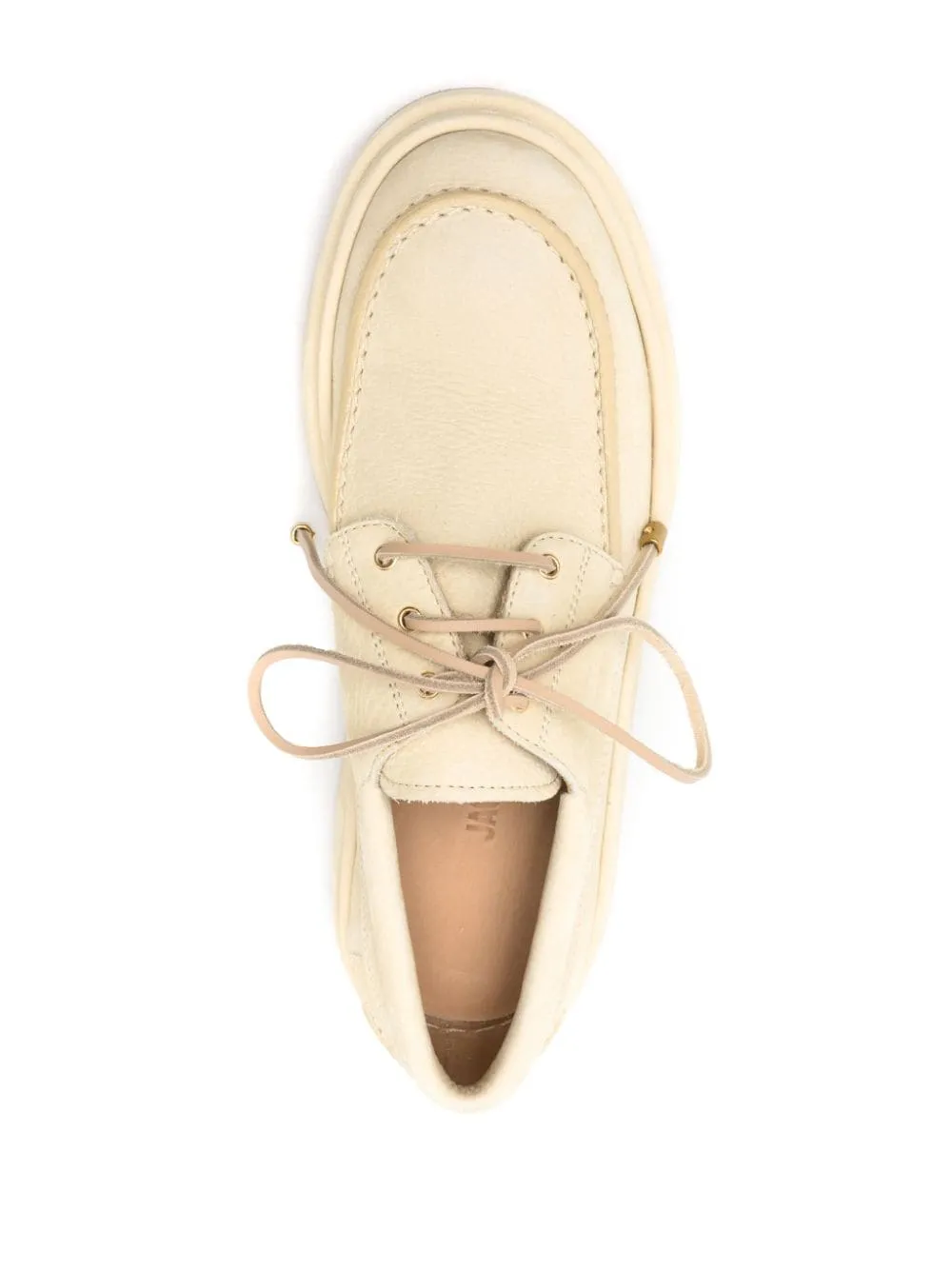 Mocassini les bateau pavane in beige - uomo