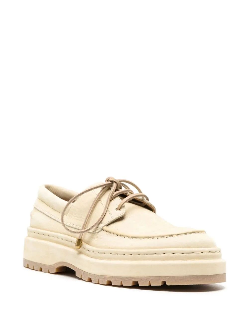 Mocassini les bateau pavane in beige - uomo