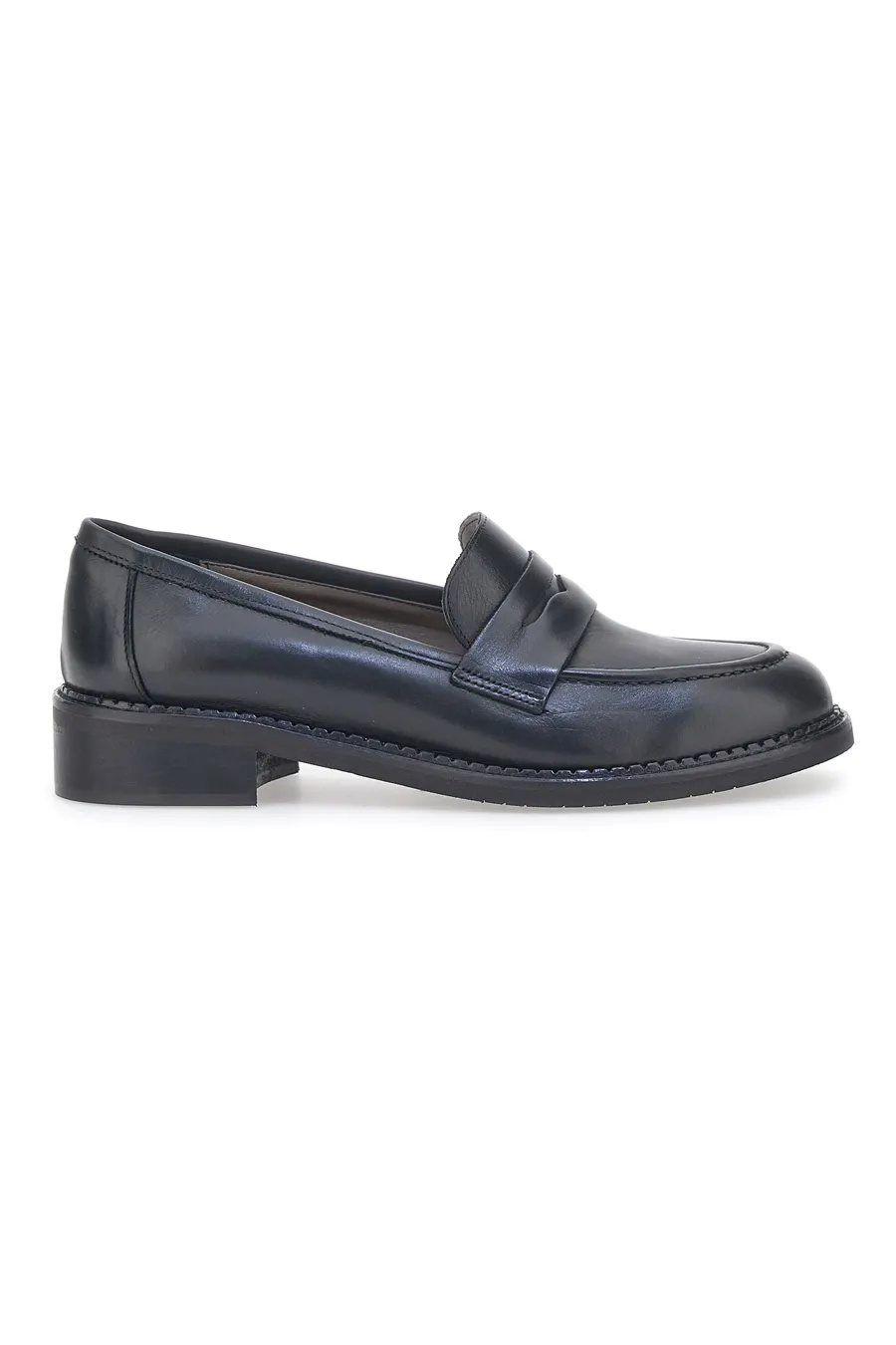 Mocassini Pittarello Look 3022 Neri Vera Pelle