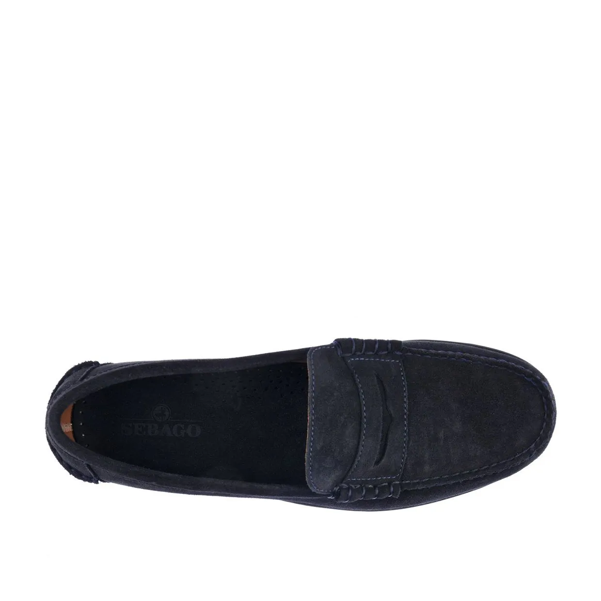 Mocassini Uomo Sebago Dan Suede Polaris Blu Navy