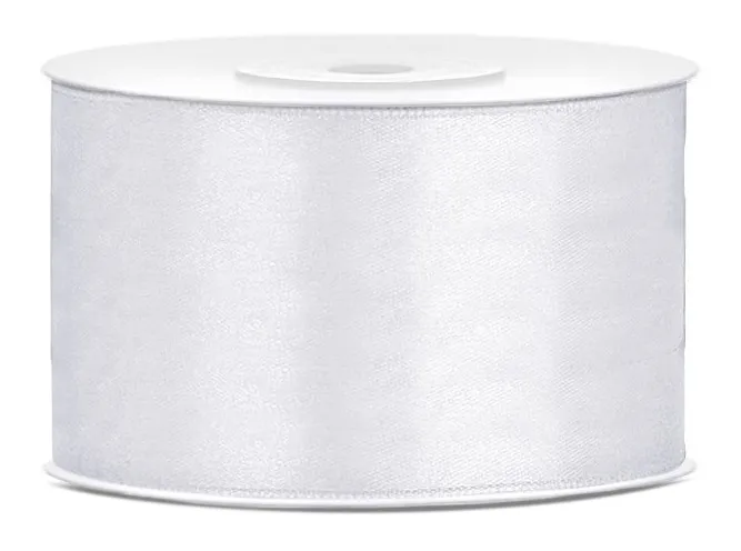 Nastro in raso bianco 25m x 3,8cm