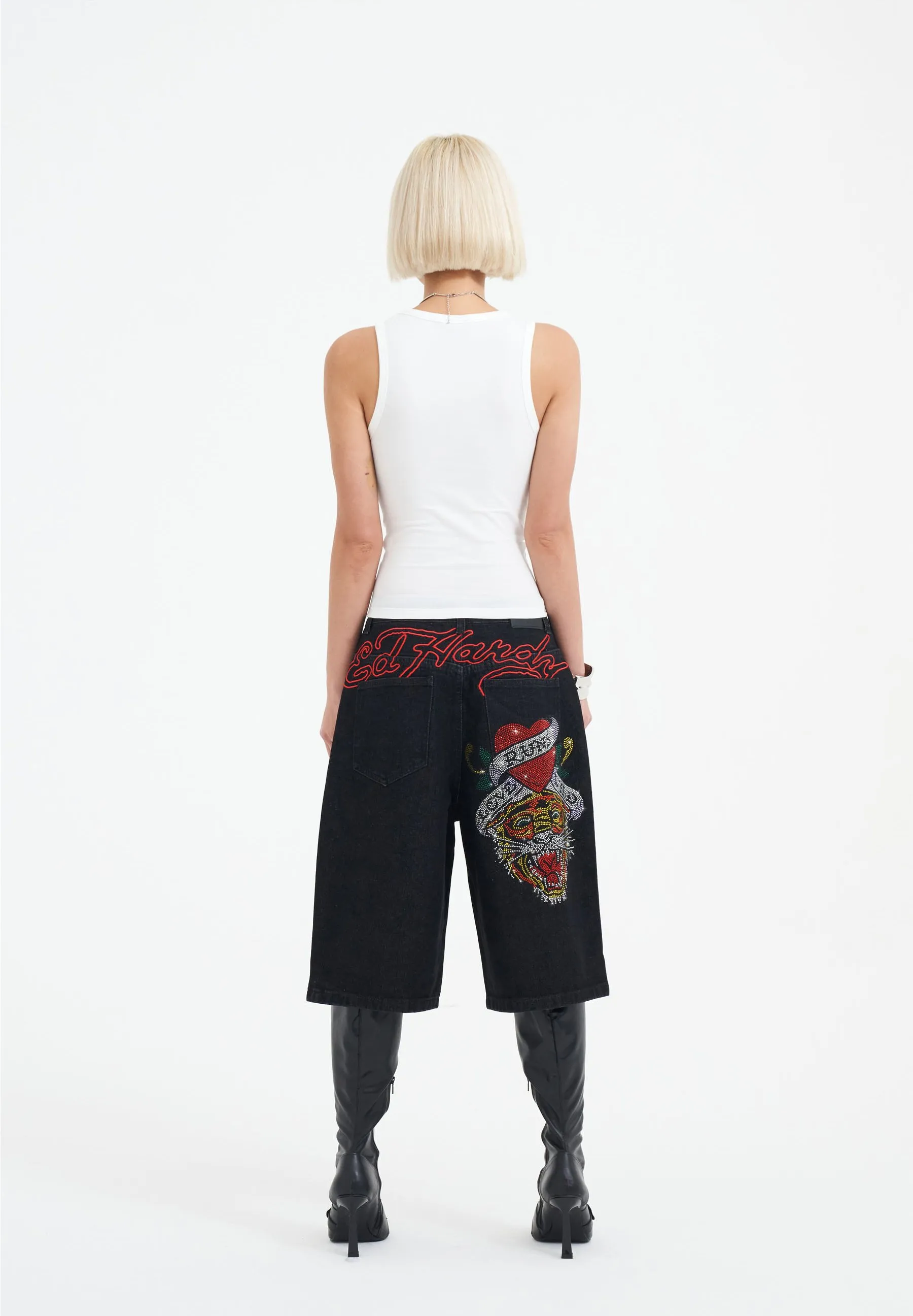 NEW YORK CITY DIAMANTE CROPPED  - Top