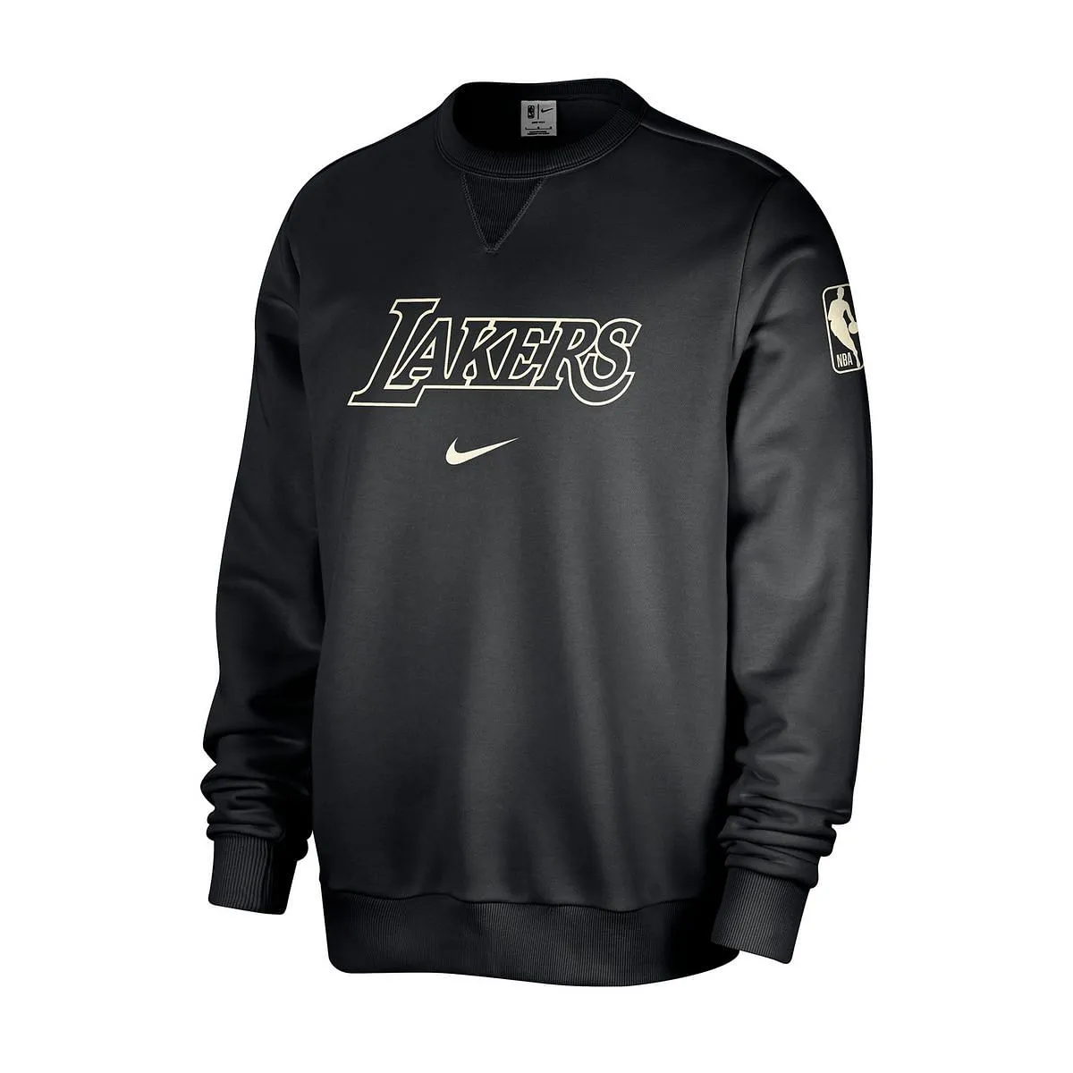      NIKE FELPA GIROCOLLO DRI-FIT ISSUE LAKERS  
