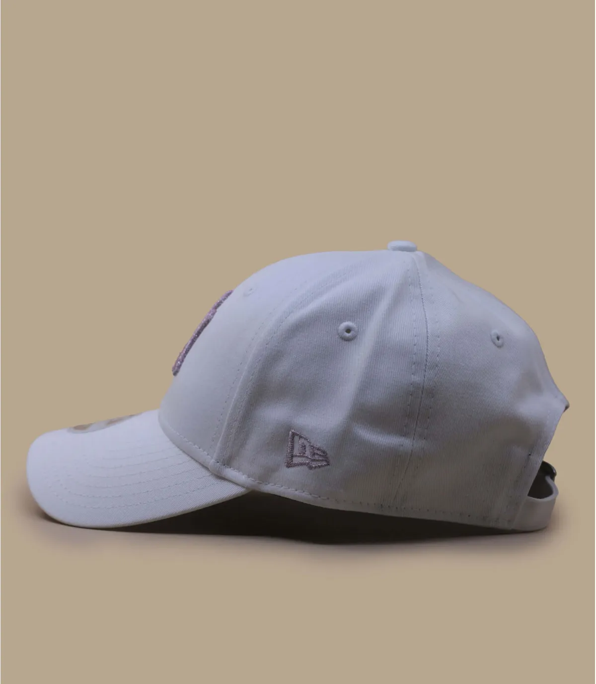 NY cappello da baseball da donna bianco rosaCappellini Wmn Metallic Logo 9Forty NY white     