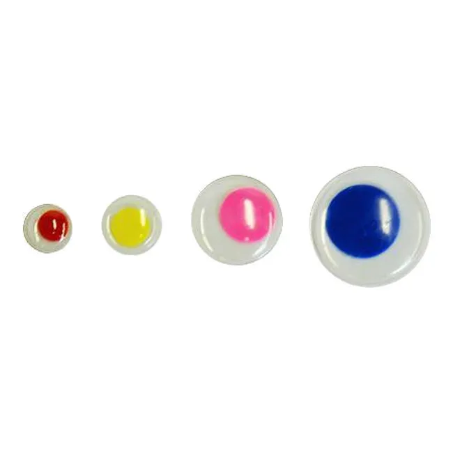 Occhi colorati assortiti per artigianato - 75 pz.