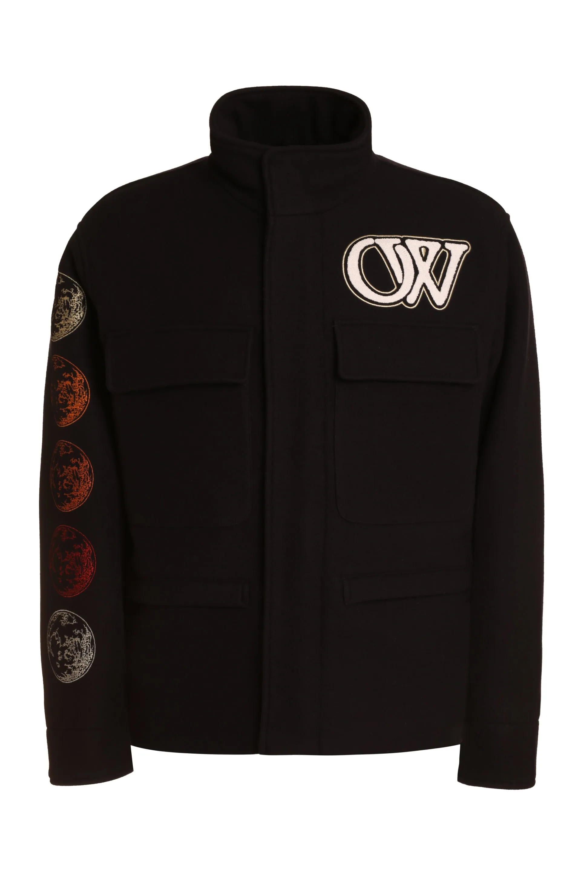 Off-White Giacca Varsity in lana vergine