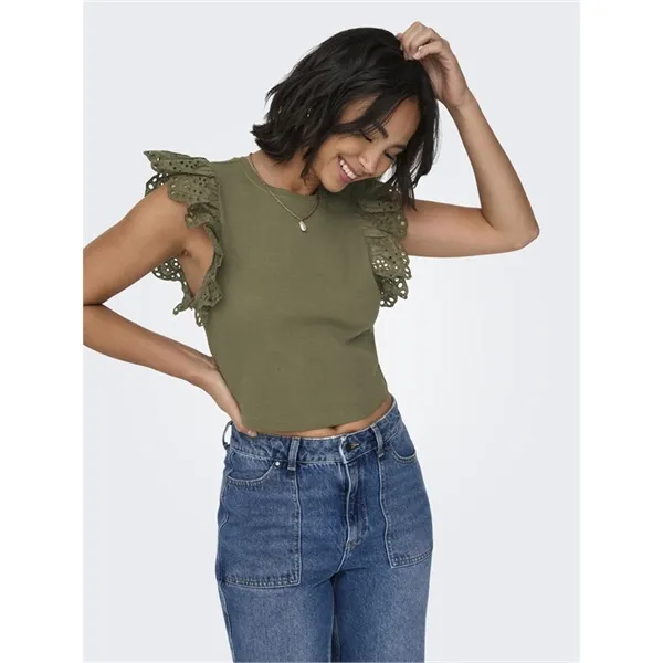 Only top donna maniche pizzo