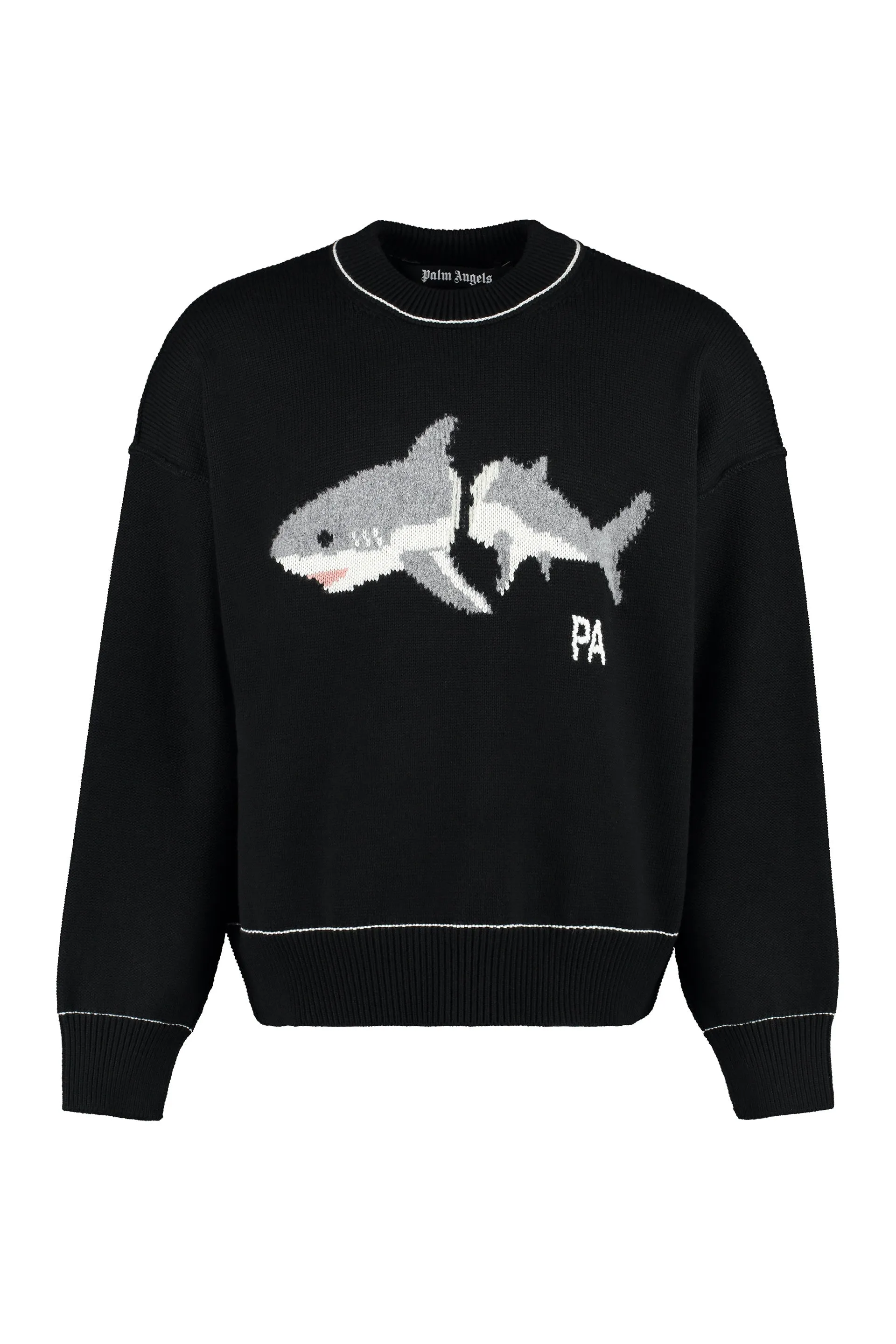 Palm Angels Pullover girocollo in lana vergine