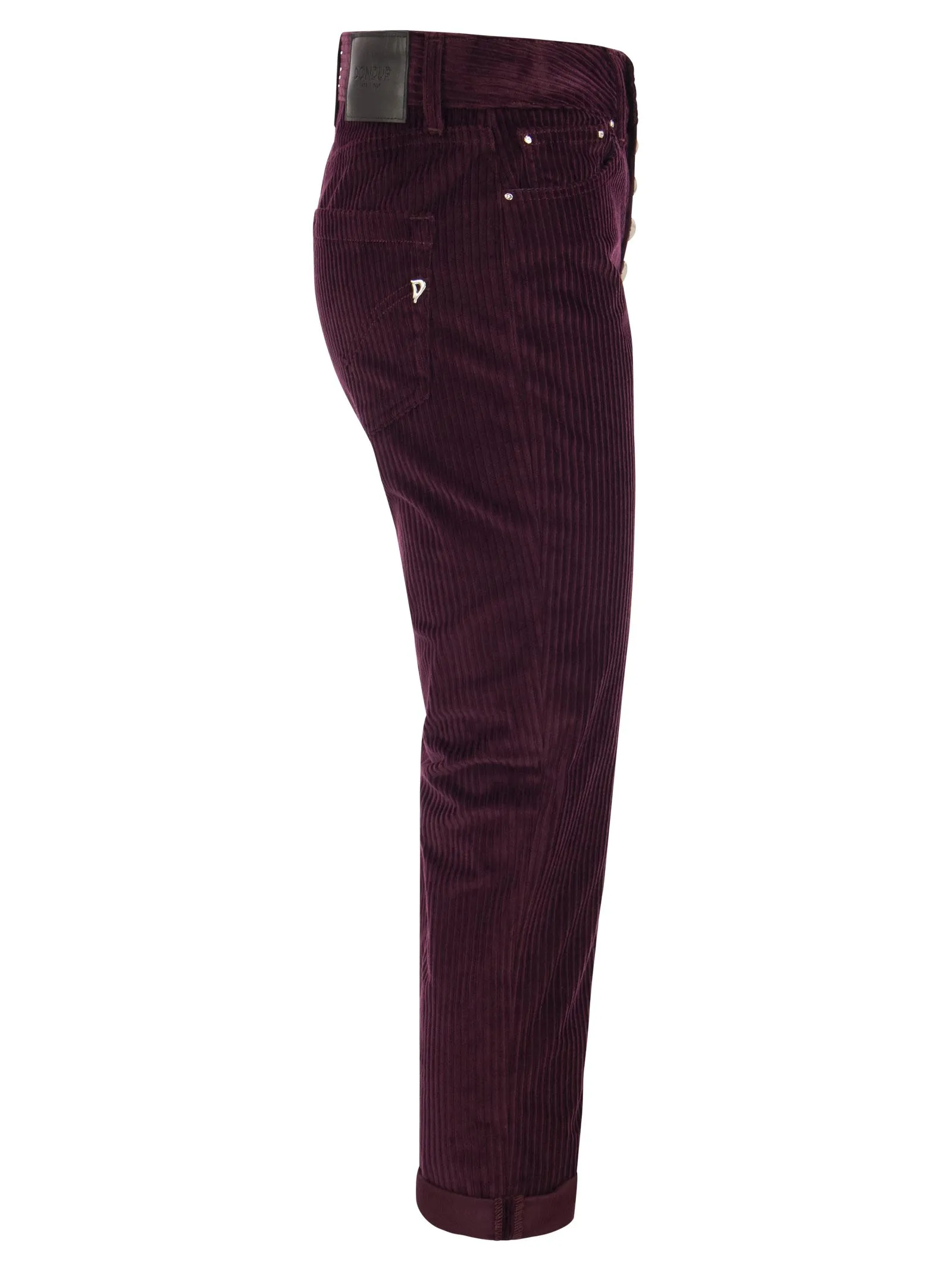 Pantalone Koons loose fit in velluto