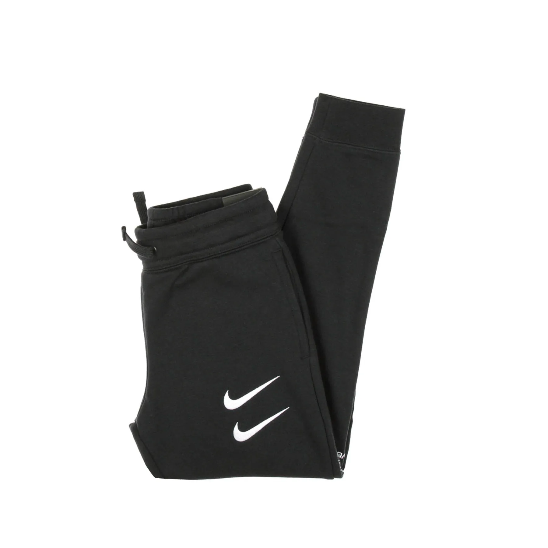 Pantalone Tuta Felpato Ragazzo Sportswear Swoosh Pant Black/white
