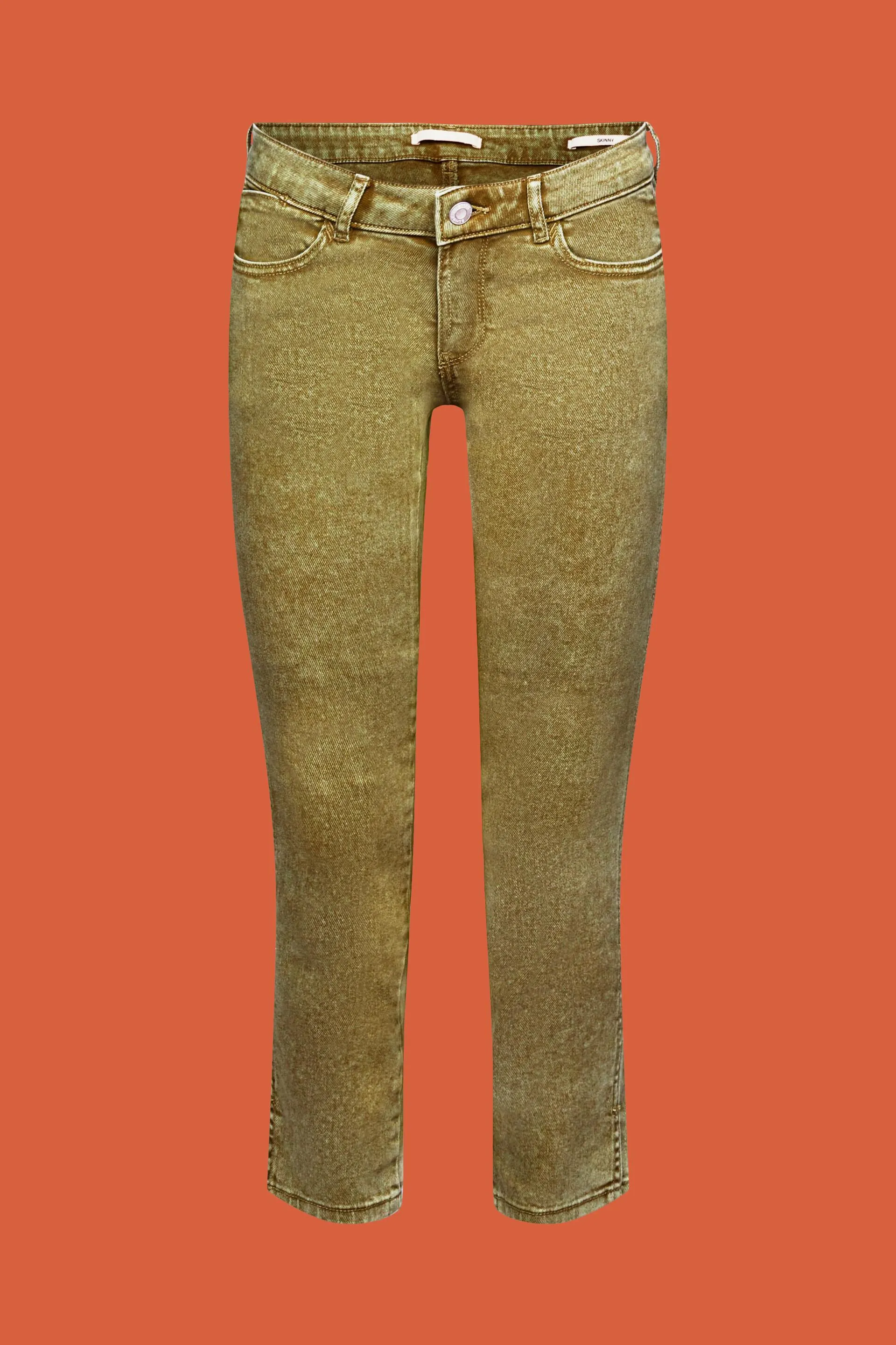 Pantaloni capri in twill