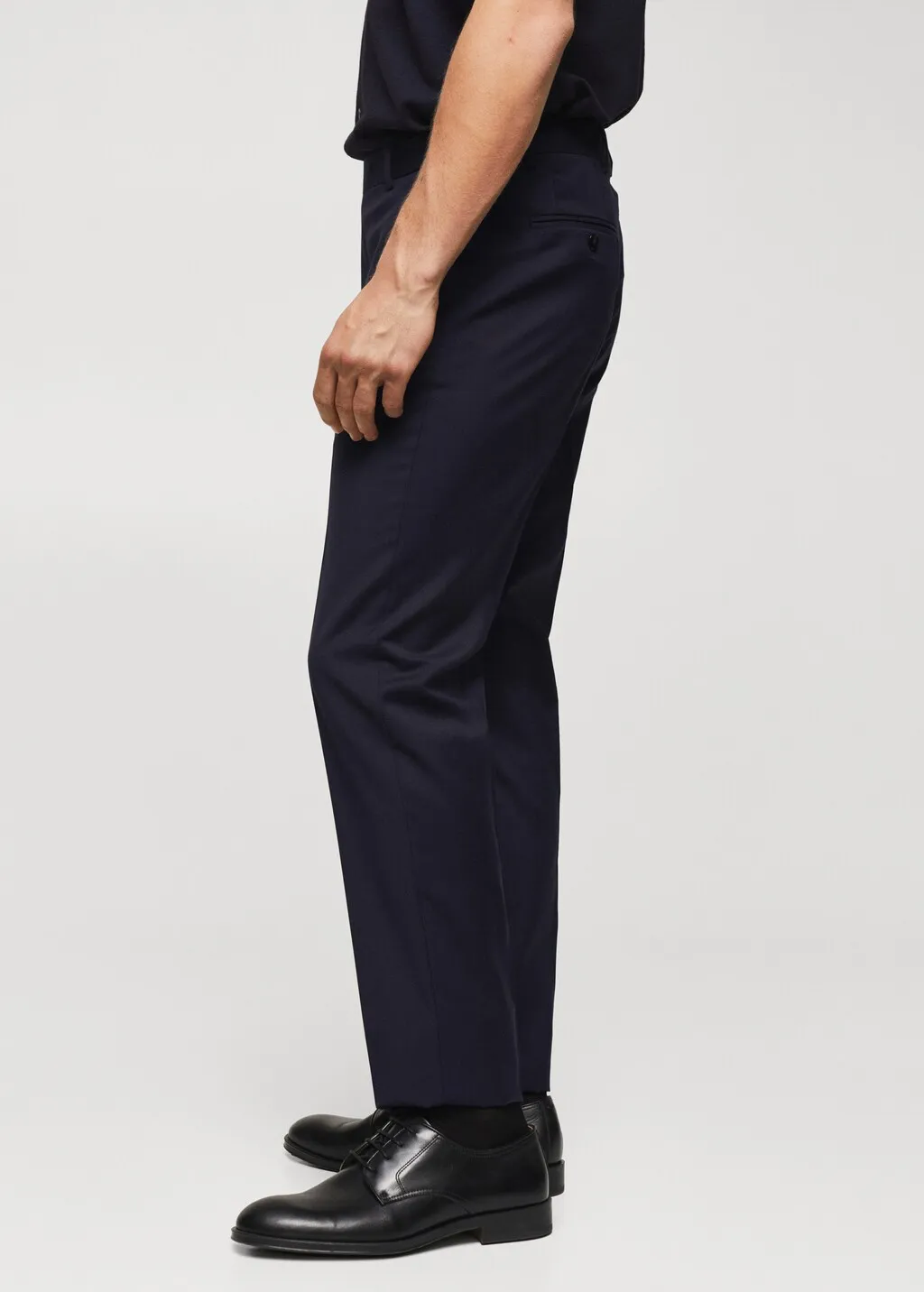 Pantaloni completo slim fit lana vergine